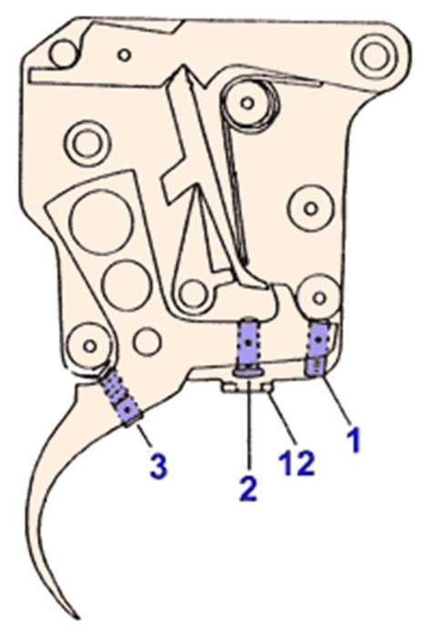 Remington 700 Trigger Adjustment Diagram