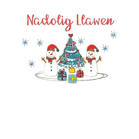 Cards » Welsh Merry Christmas Card ' Nadolig Llawen' - Laura Sherratt ...