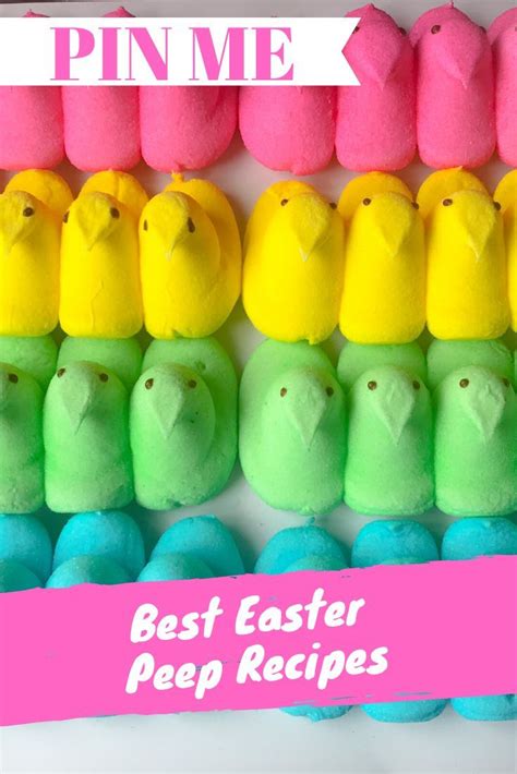 Best Easter Peep Recipes | Peeps recipes, Easter peeps, Easter bark recipe