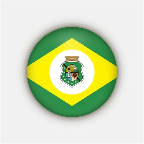 Ceara Flag, state of Brazil. Vector Illustration. 20244889 Vector Art ...