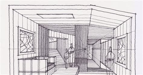 Learn to draw: sectional interior perspective 260810