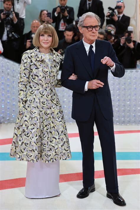 Anna Wintour and Bill Nighy at the 2023 Met Gala | Met Gala 2023 Red ...