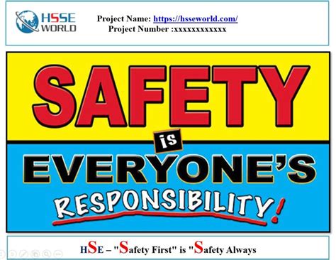 Safety banners and Posters at construction site