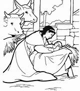 Bible Coloring Pages Birth Of Jesus sketch template