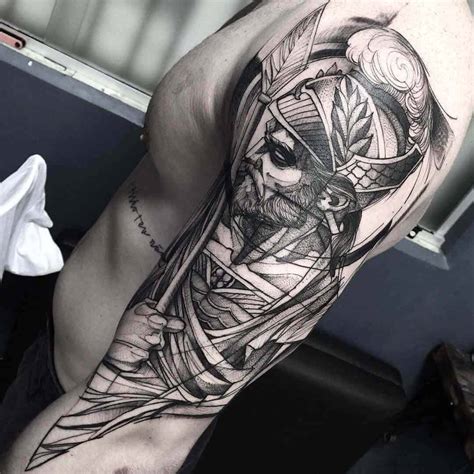 50 Powerful God of War Tattoos - Inspirational Tattoo Ideas