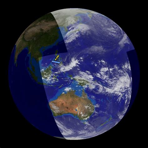 Polar Orbiting: NOAA-17 Satellite Coverage Dataset | Science On a Sphere