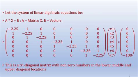 How To Solve A Pentadiagonal Matrix Thomas Algorithm