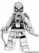 Lego Spiderman Coloring Pages  For Kids And Adults sketch template