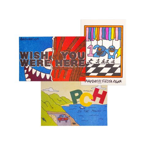 Thank You For Listening Postcard 3-Pack – Shop AWOLNATION