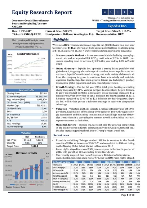 Investment Research Report - 8+ Examples, Format, Pdf