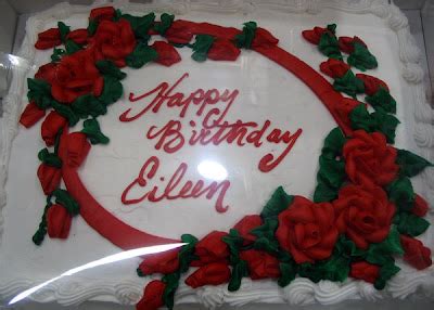 Costco Cakes: Happy Birthday Eileen