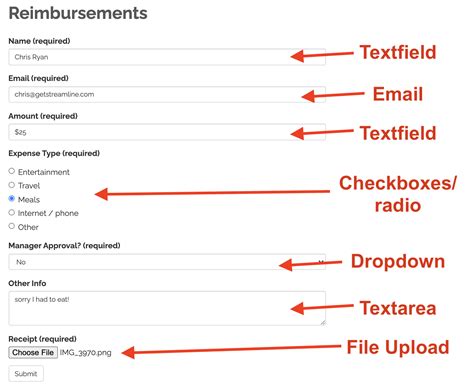 Forms: Field Types