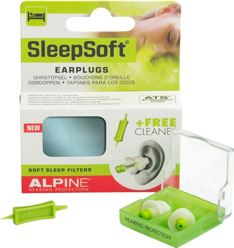 Alpine Sleep Soft Earplugs Comfortable Ear Plugs Reusable Sleeping Sleepsoft NEW 4637174293561 ...