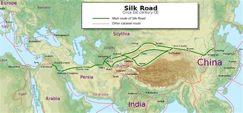 The Silk Road: Map and Summary of the Trade Route