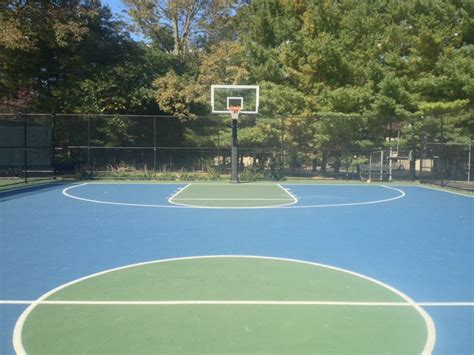 Steve 's Hercules Diamond Basketball System on a 50x94 in Suffern, NY - Traditional - Landscape ...