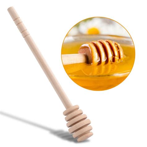 Buy Wood Honey Spoon Dipper Mixing Stick Handle 12 cm