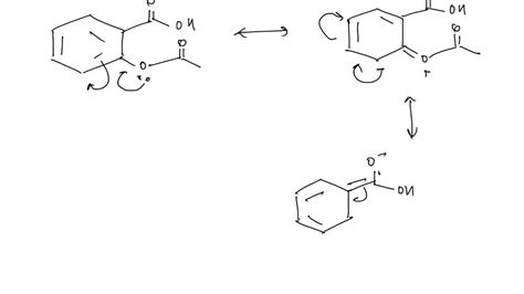 SOLVED: Draw the important, non-redundant resonance structures of aspirin; then draw the ...