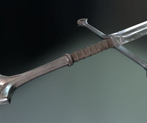 ArtStation - Anduril Sword Game ready | Game Assets