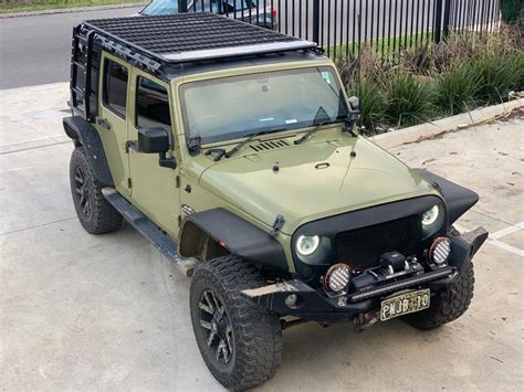 PS4X4 Jeep Wrangler JK 4 Door Roof Rack Steel Flat - PS4X4