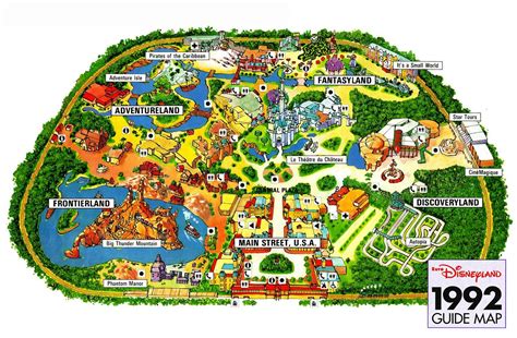 Disneyland Paris Map - barnlegs