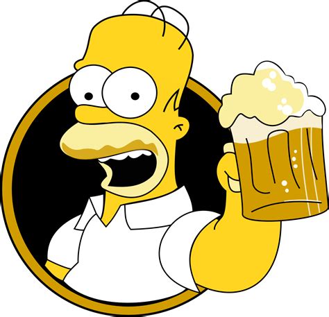 Download HD Visit - Homero Con Cerveza Png Transparent PNG Image ...