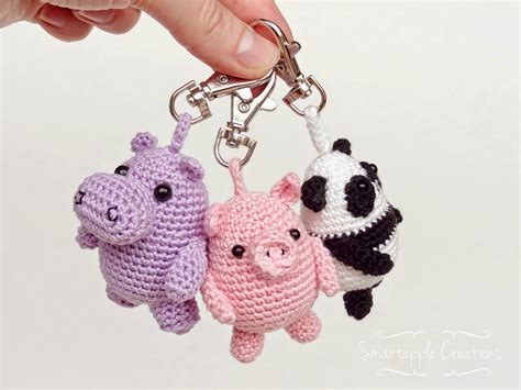 Free Amigurumi Keychain Patterns Whether You’re A Kid Or An Adult, These Keychains Are Sure To ...