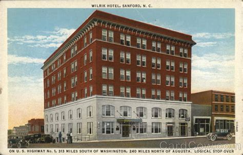 Wilrik Hotel Sanford, NC Postcard