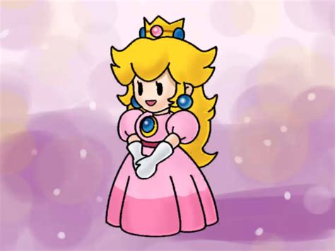 Princess Peach Drawing Pages