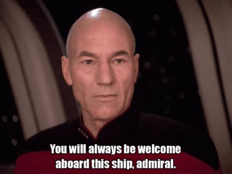 Welcome Aboard Picard Startrek GIF | GIFDB.com