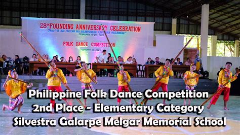 Philippine Folk Dance Competition 2nd Place - Elementary Category ...