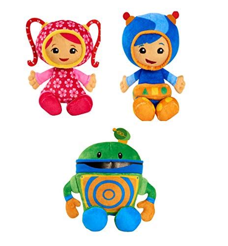 New Fisher Price TEAM UMIZOOMI Bot MILLI Geo 8" plush toy set of 3 Kids Gift Toys & Hobbies ...