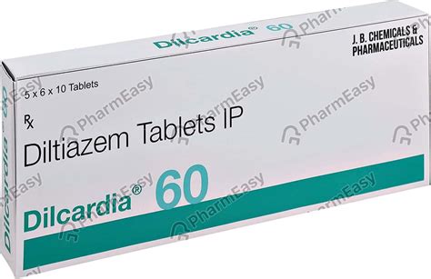 Dilcardia 60 MG Tablet (10): Uses, Side Effects, Price & Dosage | PharmEasy