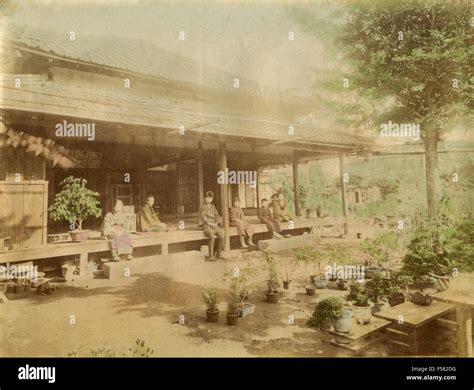 Garden tea house, Tokyo, Japan Stock Photo - Alamy