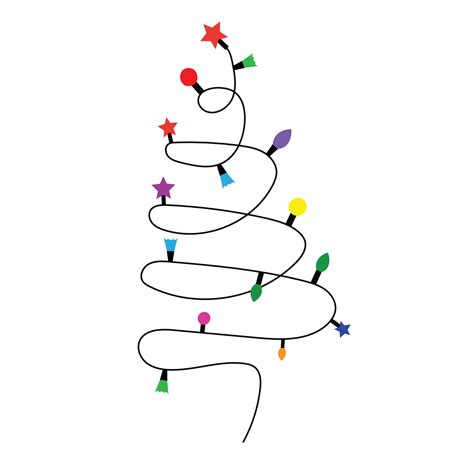 Christmas lights Vector 14462823 Vector Art at Vecteezy