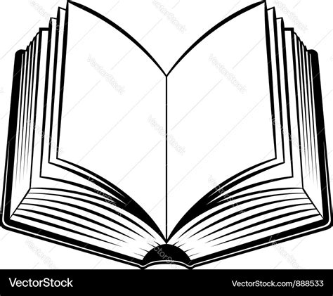 Open book Royalty Free Vector Image - VectorStock