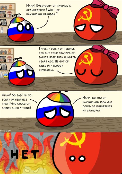 Russia is looking for his grandfather : r/countryballs_comics