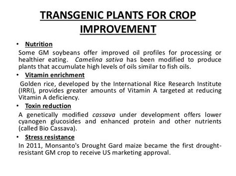 Transgenic plants