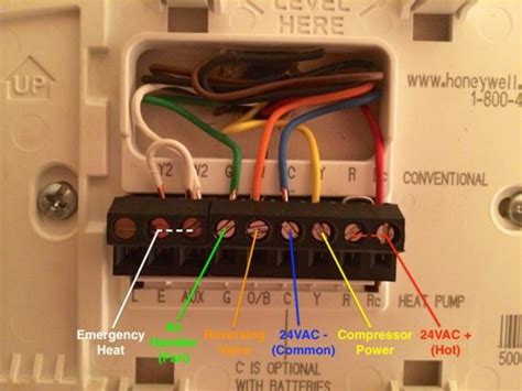 Common Thermostat Wiring