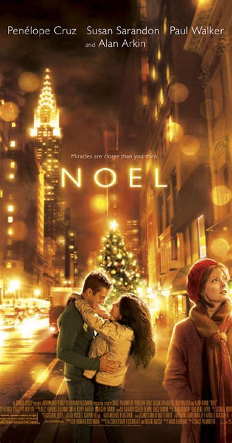 Noel (2004) | Christmas movies, Susan sarandon, Paul walker