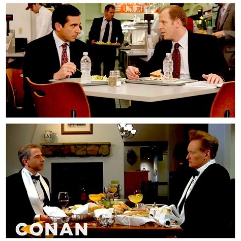 Conan O Brien and Jordan Schlansky remind me of Michael Scott and Toby ...