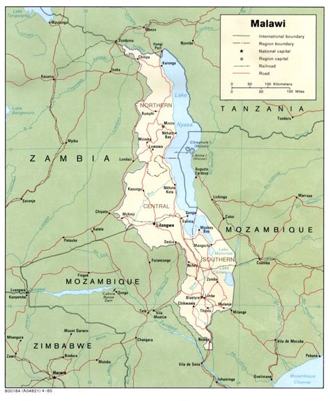 Malawi Maps - Perry-Castañeda Map Collection - UT Library Online