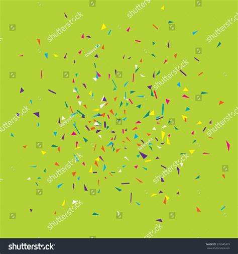 Vector Illustration Colorful Party Background Confetti Stock Vector ...