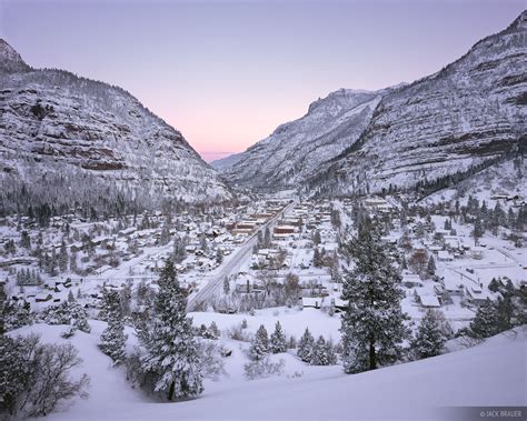 Ouray Winter Morning | Ouray, Colorado | Mountain Photography by Jack Brauer