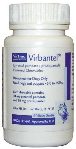 Virbantel Chewable Tabs Small 50ct - http://www.thepuppy.org/virbantel-chewable-tabs-small-50ct ...