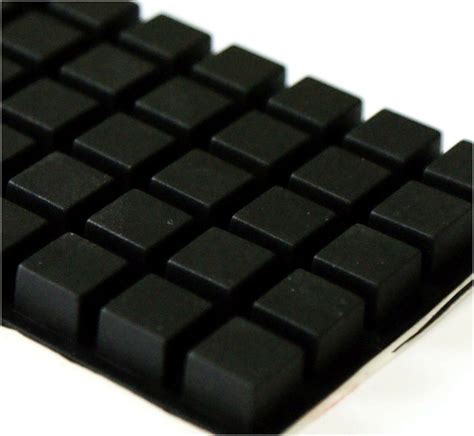 large or small 3M RUBBER FEET Self Adhesive SQUARE RUBBER FEET Clear Black White | eBay