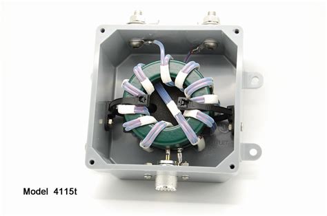 Model 4115 - Dual Core 4:1 Current Balun 5kW 1 - 54 MHz - Balun Designs