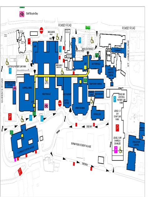 Royal Hampshire County Hospital Map | PDF