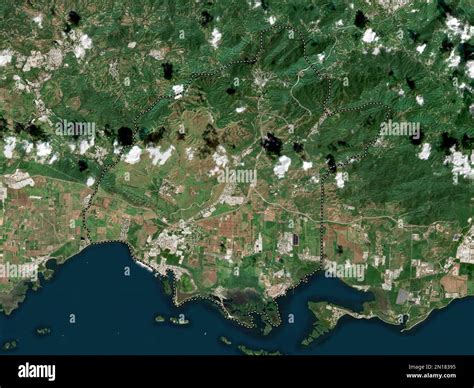 Salinas, municipio de Puerto Rico. Mapa satelital de baja resolución ...