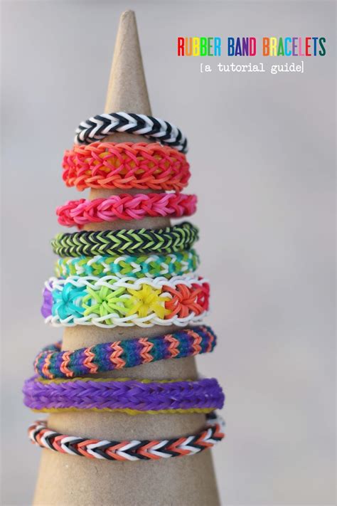 Make // Rainbow Loom Bracelets... A Tutorial Round-up