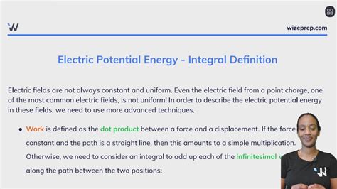 Electric Potential Energy (with integrals) - Wize University Physics 2 ...